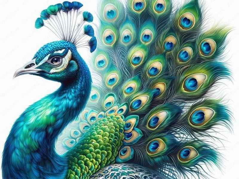 孔雀儿童故事睡前完整故事，睡前故事 孔雀