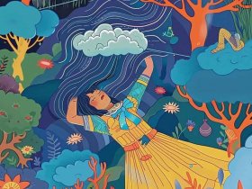 民间故事儿童画插图（民间故事插画简笔画）