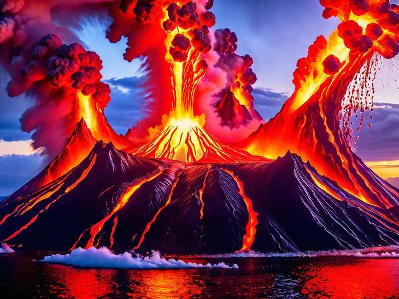 故事火山爆发（故事火山爆发图片）