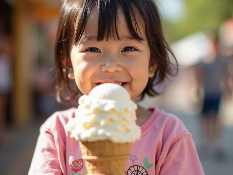 关于冰淇淋来源的儿童故事，冰淇淋的来源故事图片