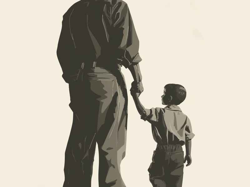 漫画父与子的故事 漫画父与子的故事《令人着迷的书》启发