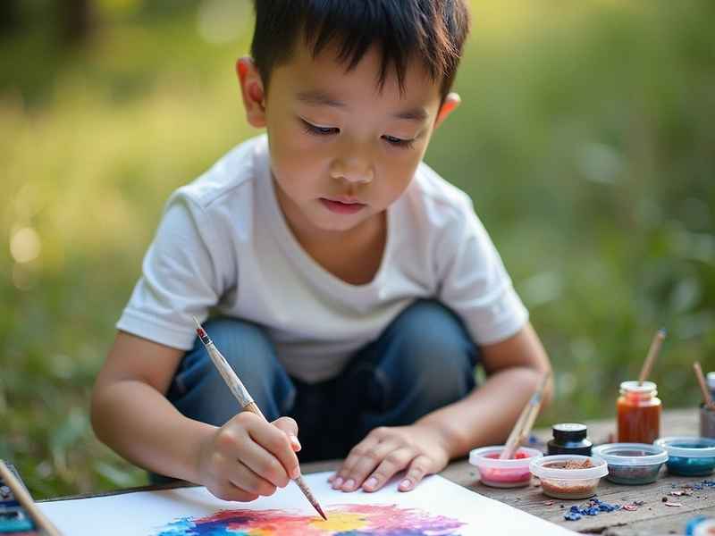 怪物儿童简易涂色画；儿童画怪物最简单最可怕的大全