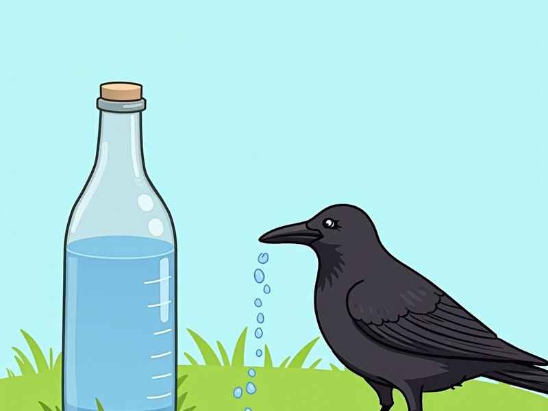 口渴的乌鸦的寓言故事（伊索寓言的口渴的乌鸦的故事）