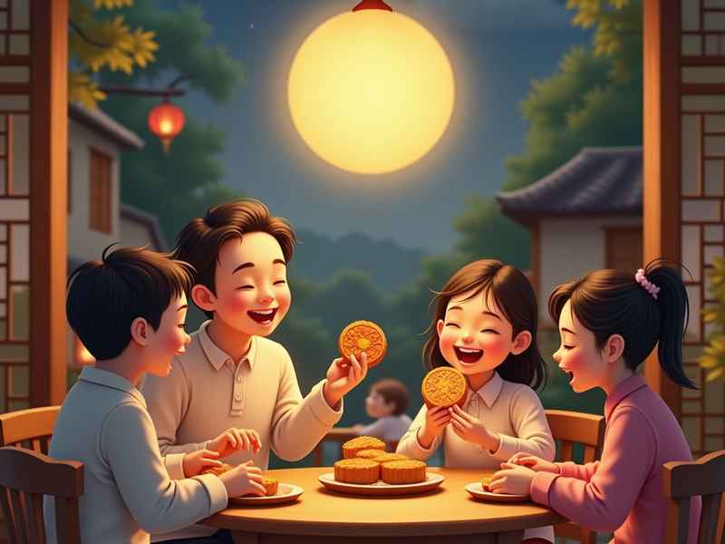 盼团圆儿童画，盼团圆手抄报
