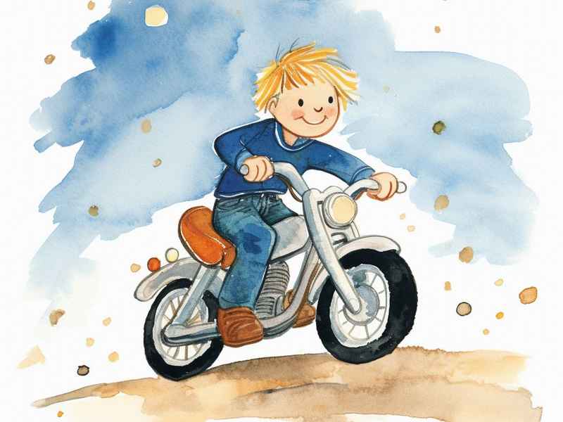 摩托车儿童故事、摩托车绘本故事