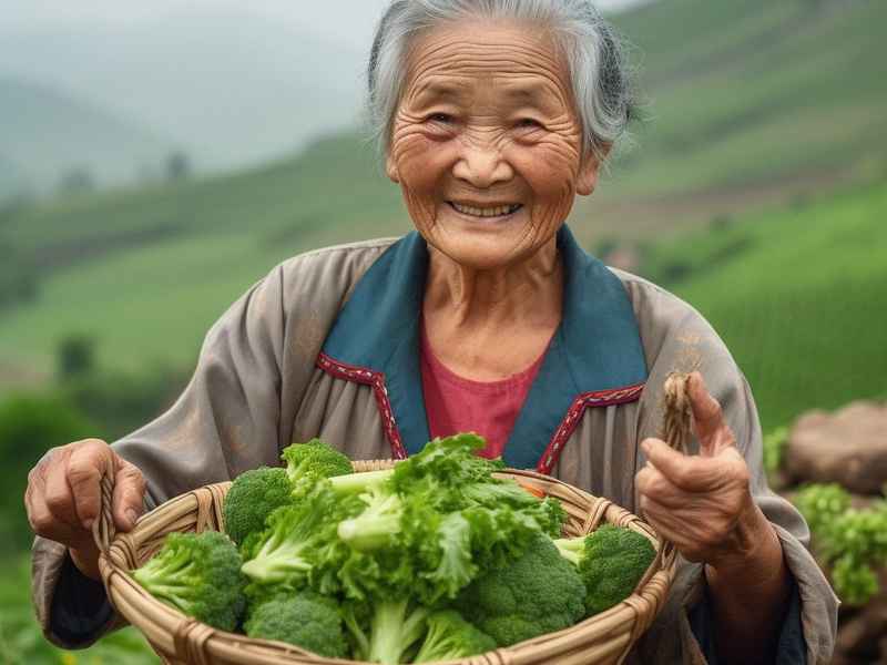 奶奶收菜的故事，奶奶收菜的故事怎么写