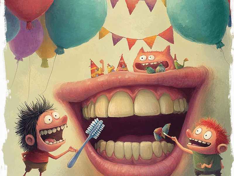 换牙小故事幼儿园图片；幼儿故事换牙了的故事