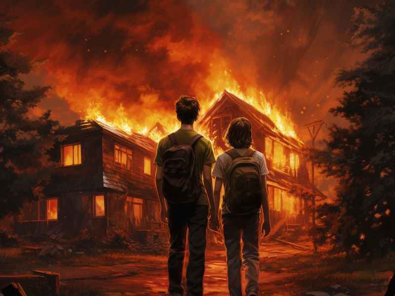 火灾儿童故事 - 火灾故事幼儿