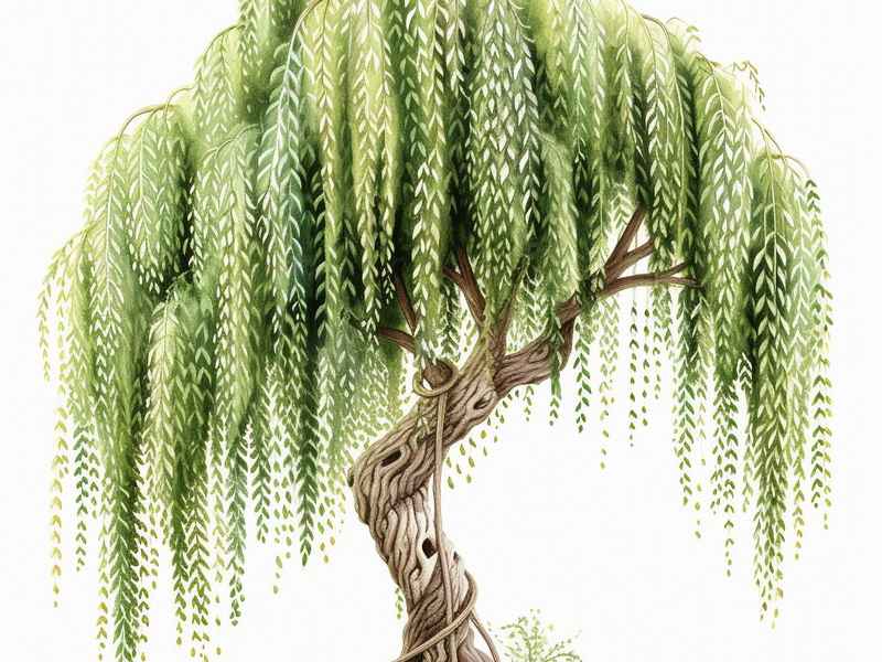 柳树植物科普儿童版（柳树植物科普儿童版图片）