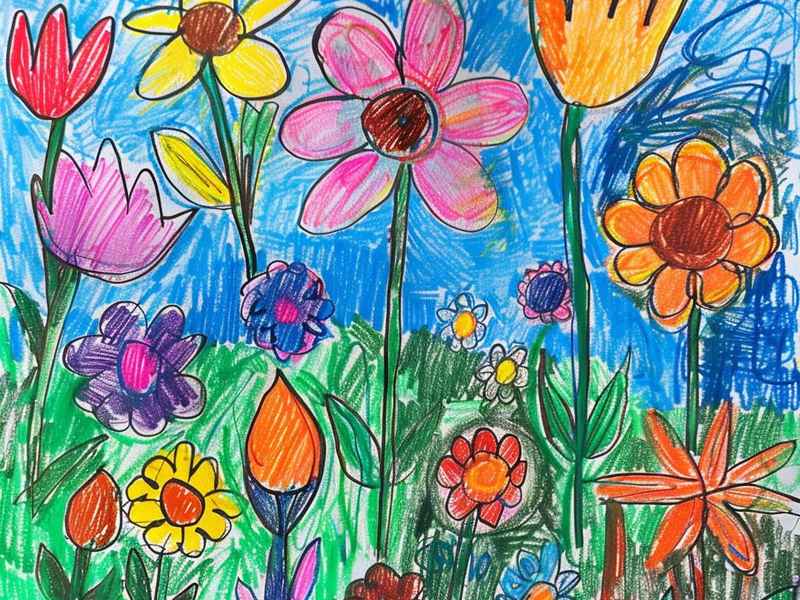 少儿儿童画步骤图 - 少儿画图片大全铅笔画