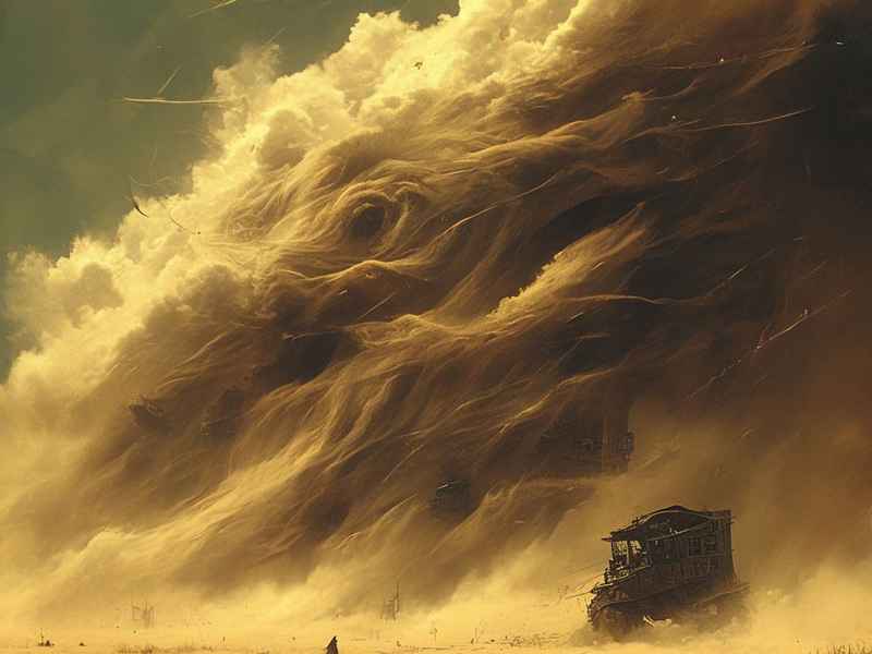 沙尘暴的故事 沙尘暴的故事梗概