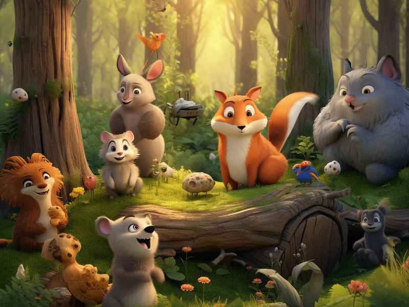 森林动物开会的故事；森林动物开会的故事简短