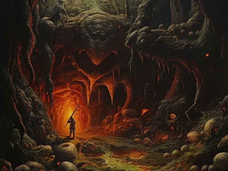 山洞有怪物、山洞里面有怪物