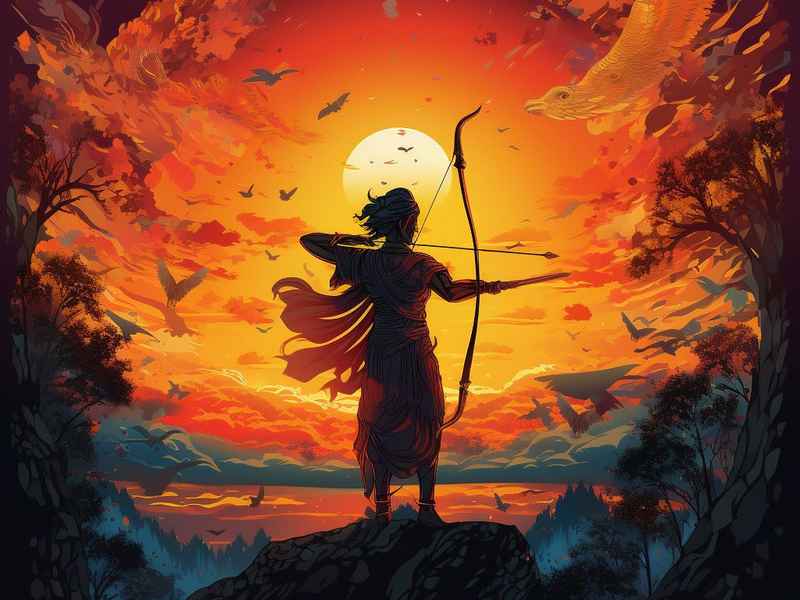 后羿射日神话故事绘本（后羿射日的神话故事绘本）