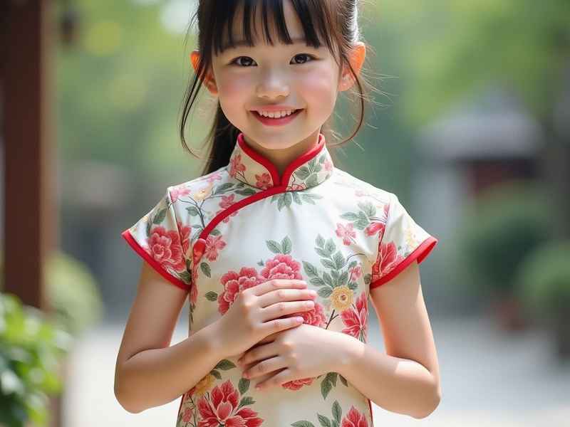 旗袍儿童科普，旗袍秀儿童
