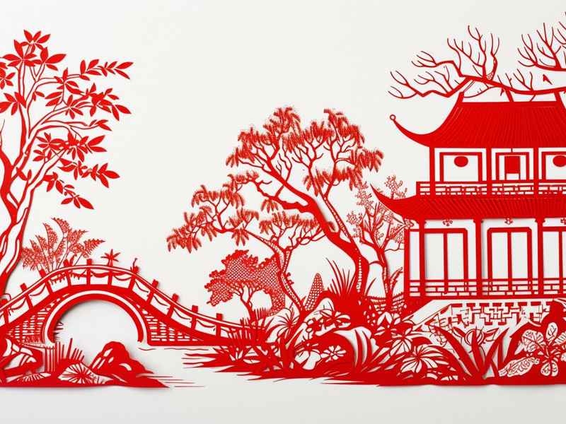 故事剪纸作品、故事剪纸作品图片