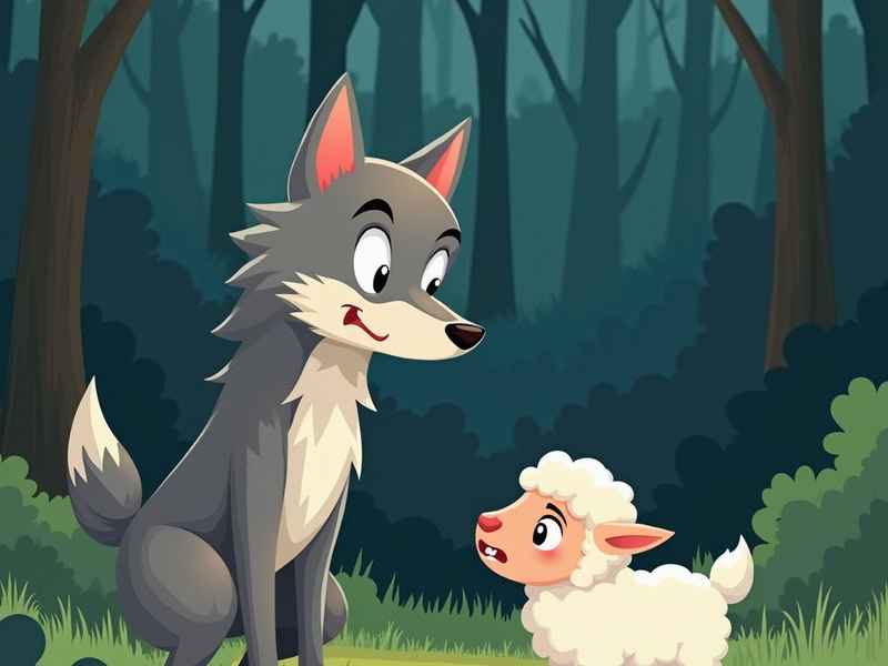 狼来了英文故事儿童版（英文版狼来了故事视频）