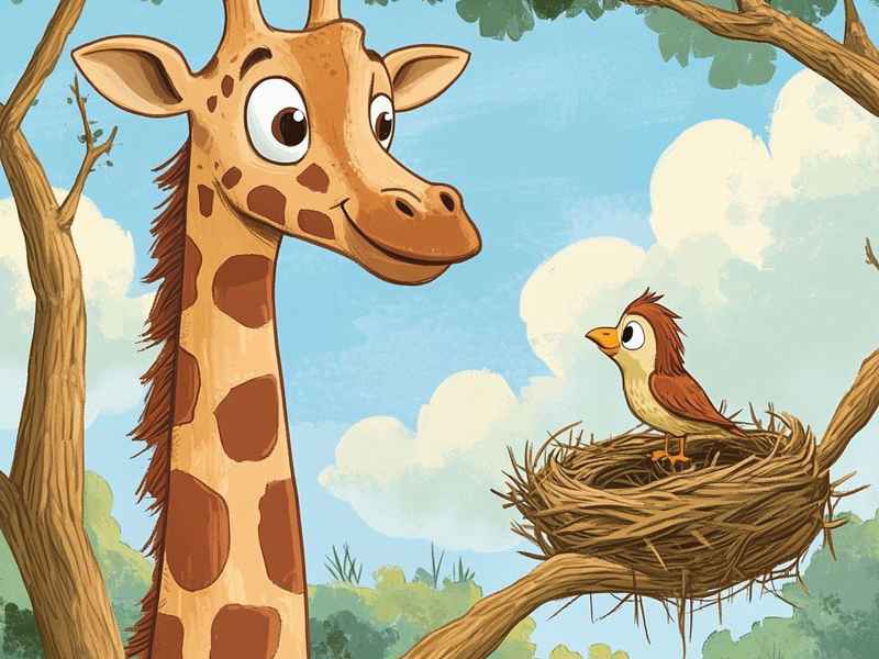 关于长颈鹿的儿童故事，关于长颈鹿的故事幼儿园