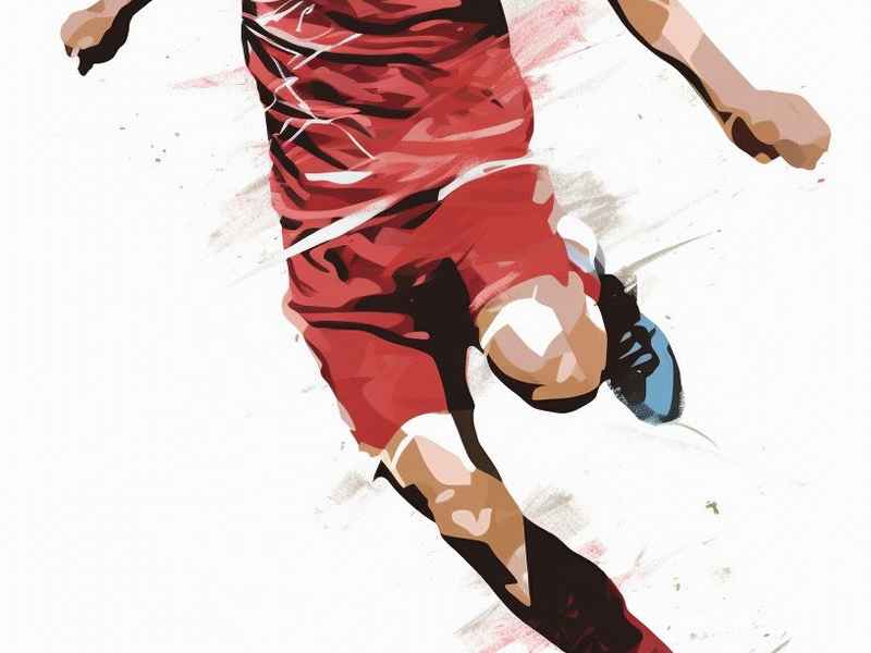 儿童足球服设计图手绘，儿童足球服设计图手绘图