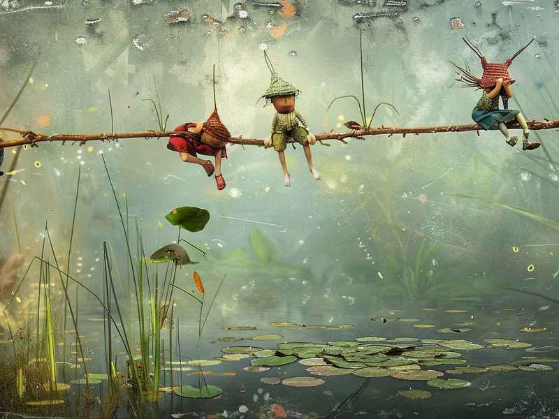 撒网儿童故事，幼儿故事撒网