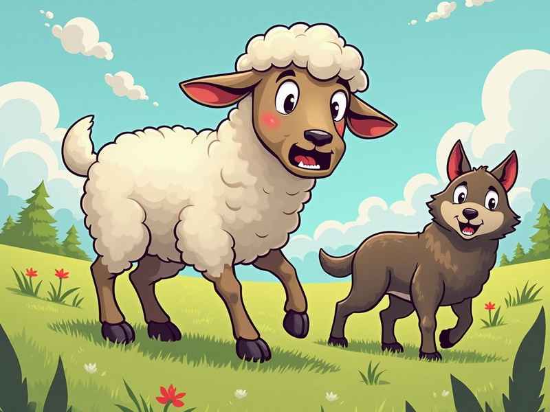 狼和小羊儿童动物故事视频 狼和小羊的故事动画片视频