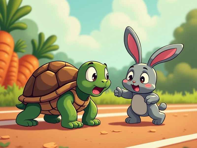 儿童足球故事简短乌龟兔子、足球队员故事里面有小乌龟和小兔子