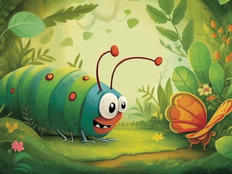 毛毛虫的故事 - 毛毛虫的故事续写