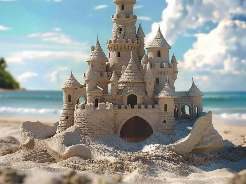 沙滩上的故事写话、沙滩上的故事写话怎么写