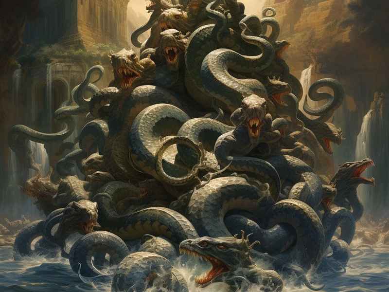 九头蛇身神话故事，九头蛇身神话故事简介