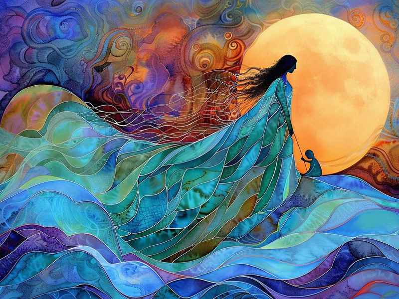 女娲造人儿童故事100字（女娲造人的故事简写100字）