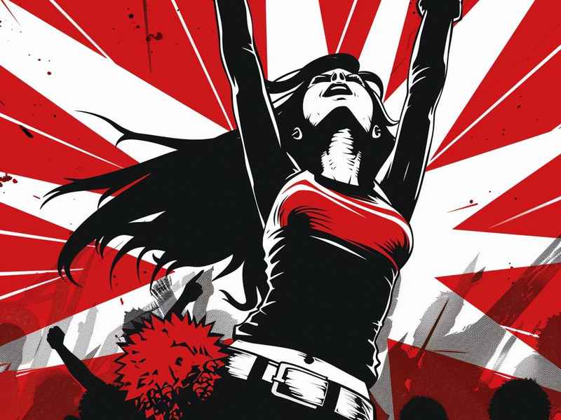 啦啦队儿童画（儿童啦啦队简笔画）