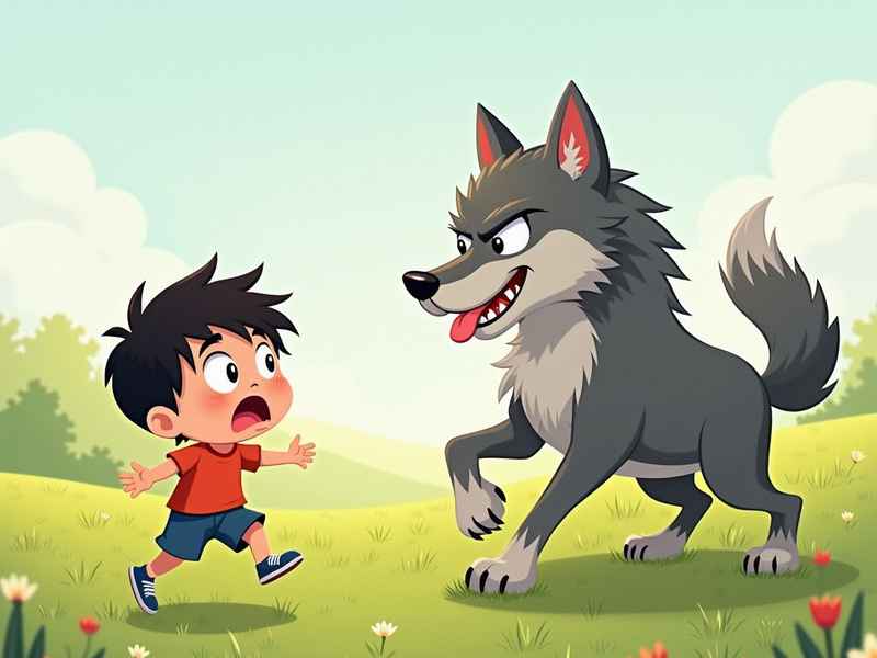 狼来了英文小故事，狼来了英文小故事短篇