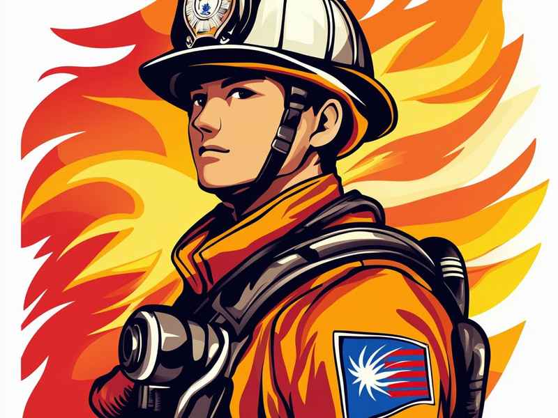 灭火英雄儿童故事，灭火英雄儿童画