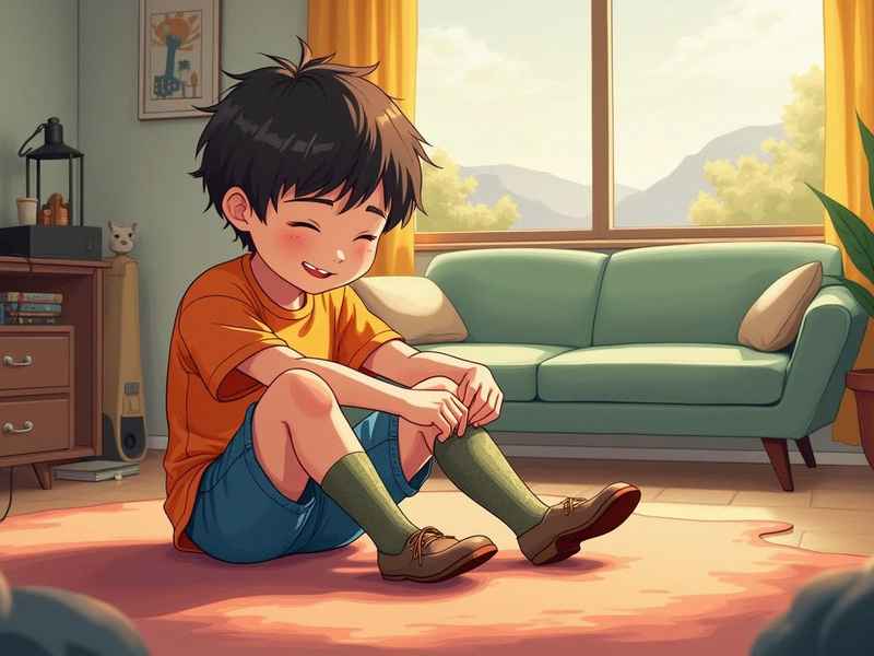 挠儿童连裤袜，挠脚心儿童动画