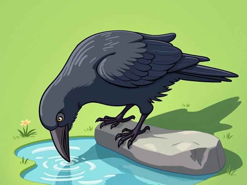 儿童寓言故事乌鸦喝水书,幼儿寓言故事乌鸦喝水 儿童寓言故事乌鸦喝水书,幼儿寓言故事乌鸦喝水