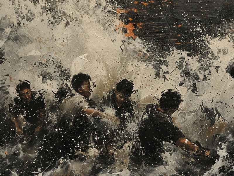 抗洪故事黑板报 抗疫抗洪黑板报