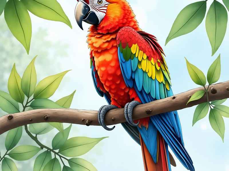 关于鹦鹉的手抄报 关于鹦鹉的手抄报图片