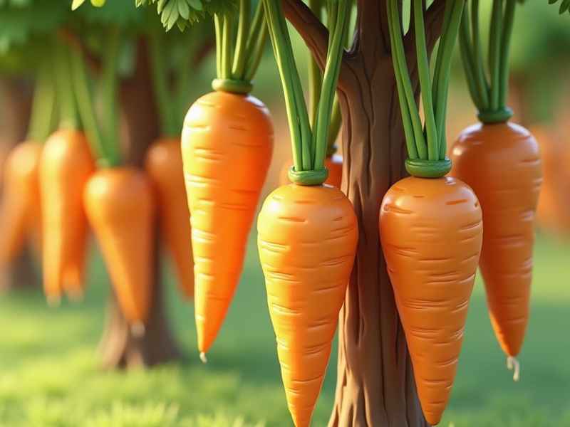 会跑的红萝卜儿童故事、会说话的胡萝卜的故事