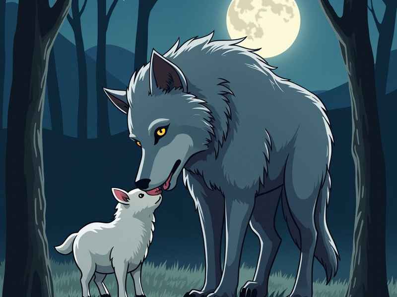 狼来了儿童故事完整版、少儿故事狼来了完整版