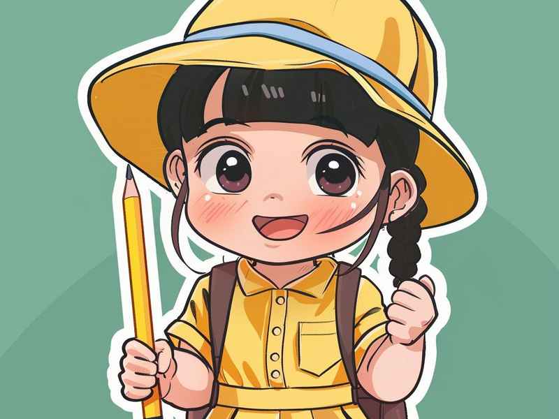 加油妈妈小孩学校 加油妈妈小女孩