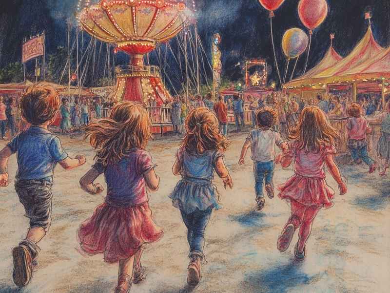 去游乐场故事，去游乐场的故事