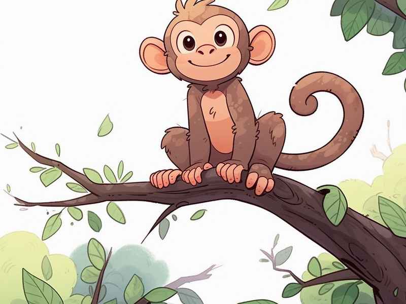猴子学爬树的故事（小猴子学爬树的故事）