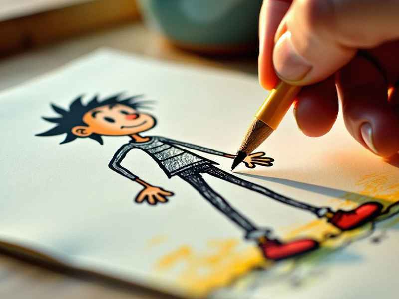 火柴人画图故事2，火柴人8张故事简笔画