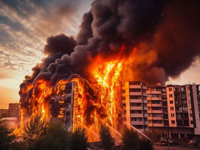 商场火灾视频全过程，商场火灾视频全过程观后感