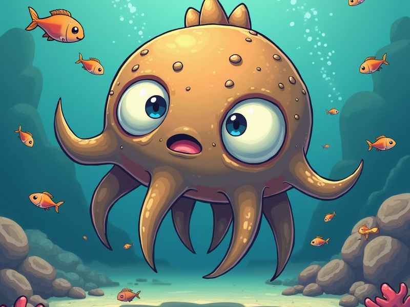 海底小怪物、海底小怪物美术教案