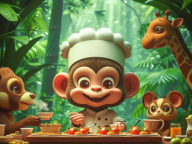 哪吒下凡来到森林的故事；哪吒下凡来到森林的故事情节