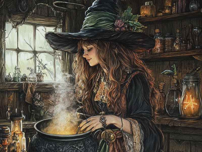 善良女巫的童话故事有哪些；善良的女巫童话作文300个字