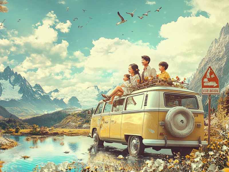 家庭旅行图片 - 家庭旅行图片真实