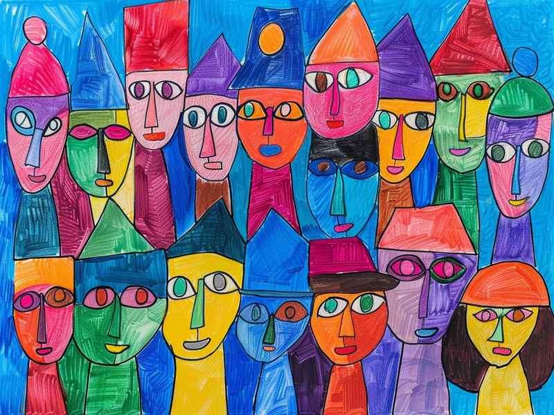 历史事件儿童画；历史事件图画版简笔画