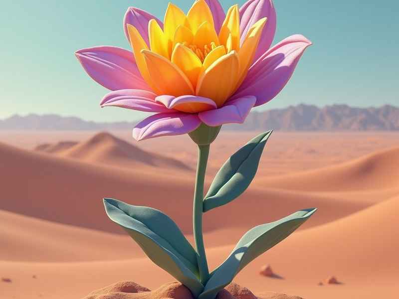 沙漠中的花（沙漠中的花意味着什么）